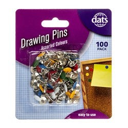 Pins Drawing Pk100 Asstd Cols Cols