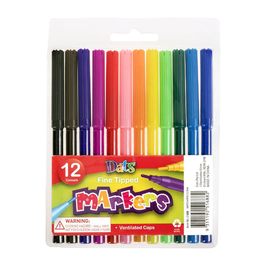 Markers Pk 12 Fine Point