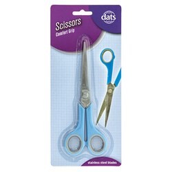 Scissors - Rubber Grip 1pk 175mm