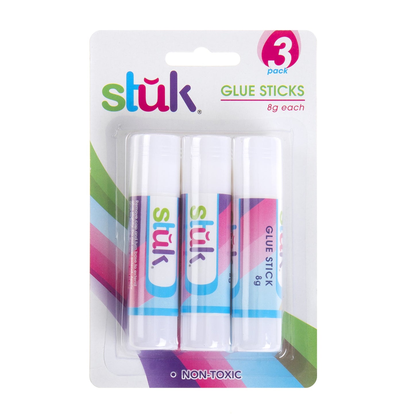 Glue Stick 8g 3pk