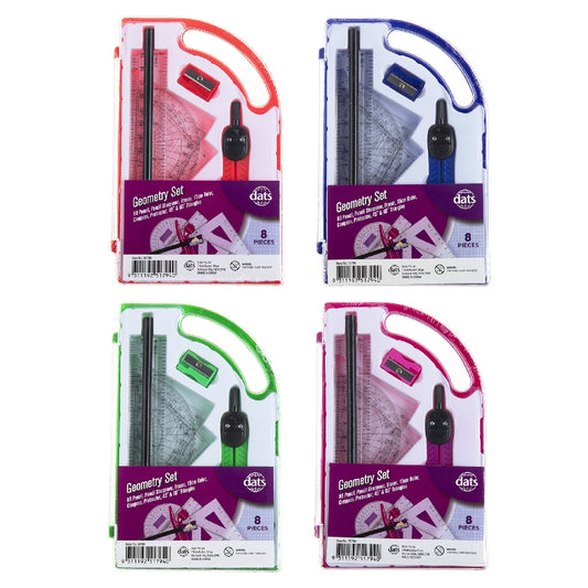 Geometry Set 8pc Asst