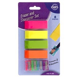 Erasers Pk4 & Pencil Sharpeners Pk4