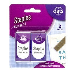 Staples No. 10 Box 1000 Pieces 2pk