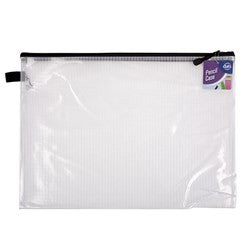 Pencil Case Clear Mesh 450x325 Mm