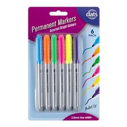 Makers Permanent Pk6 Asstd Cols