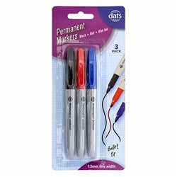 Permanent Marker 3pk