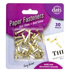 Paper Fasteners 30pk