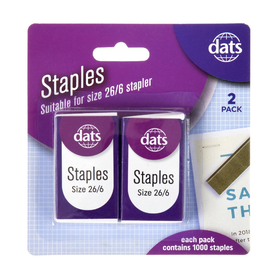 Staples 2pk 1000