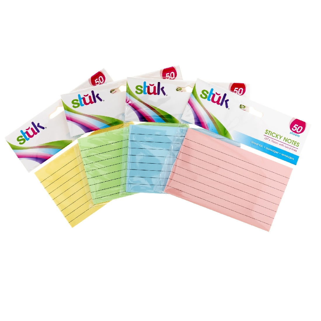 Sticky Note Sh 50p Lined