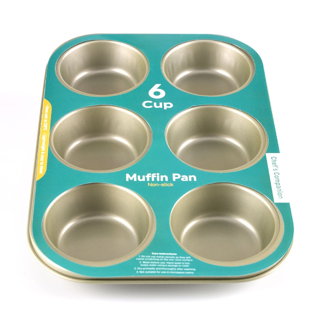 Muffin Tray 6 Cup Non-stick Champagne Col 31.8x21.5x3cm