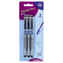 Pen Rollerball 3pk Blue