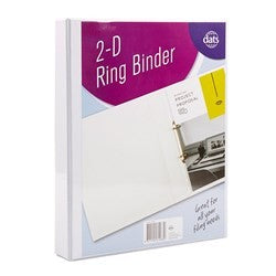 Binder Insert 2-d Ring A4 Pvc White