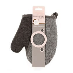 Bode Exfoliator Dual Glove Charcoal Colour 