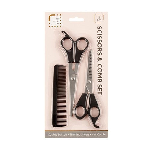 Scissors & Comb Set 3pc