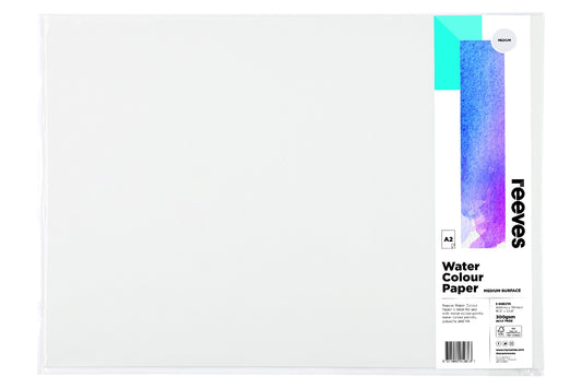 Reeves Wc Paper Pack 300gsm 5 Sht A2 Cp [fsc Mix 70%]