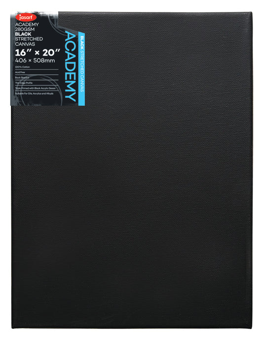 Jasart Black Thin Edge Canvas 16X20Inch Fsc Mix Credit