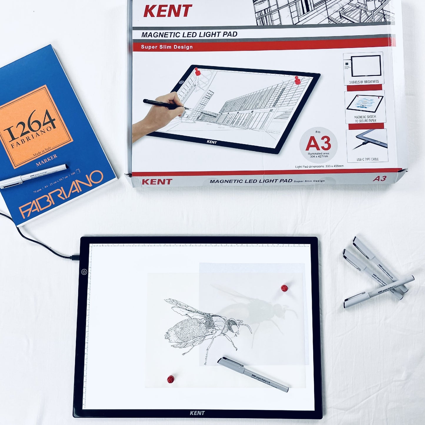 Kent Magnetic A4 Lightpad