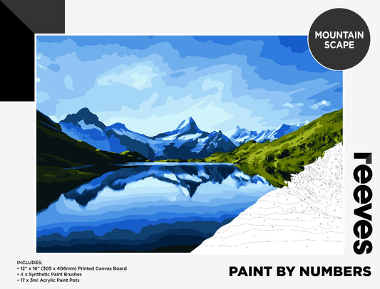 Reeves Paint By Numbers 12X16INCH MOUNTAIN