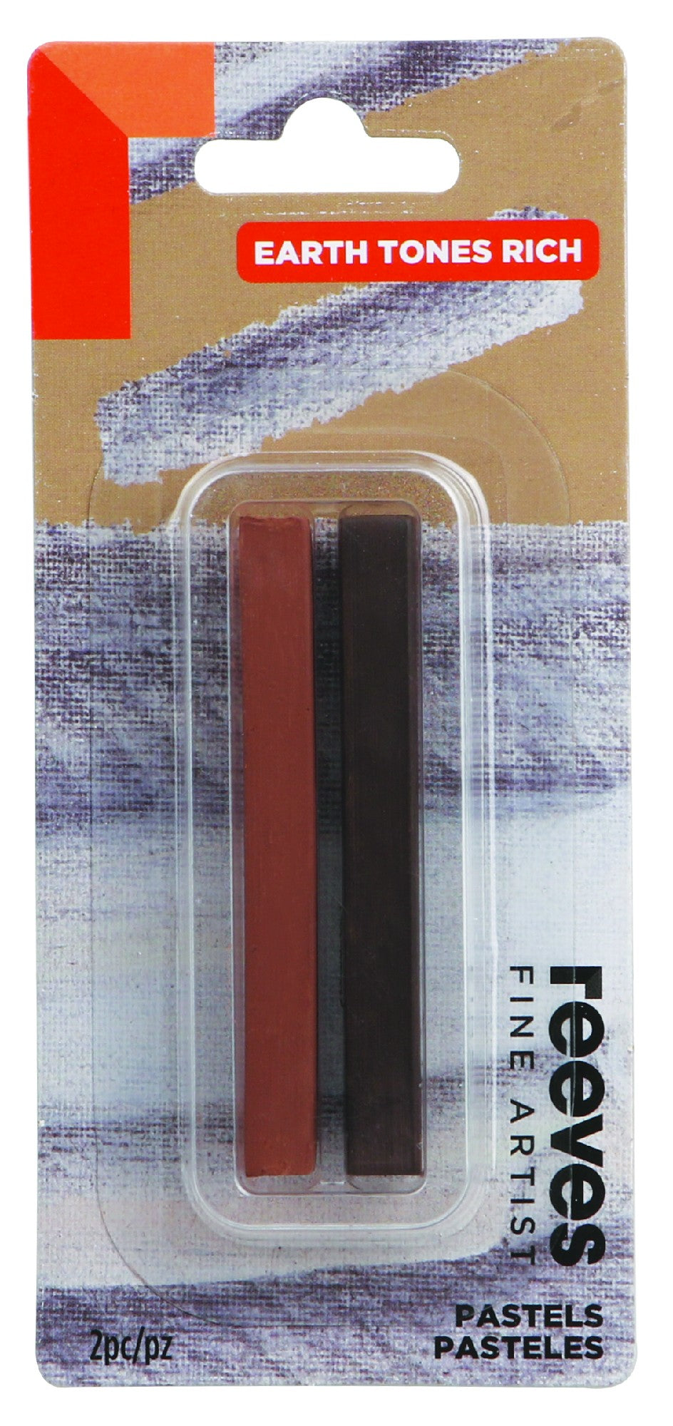 Reeves Fine Artist Pastel Pk 2 Earth Tones Rich