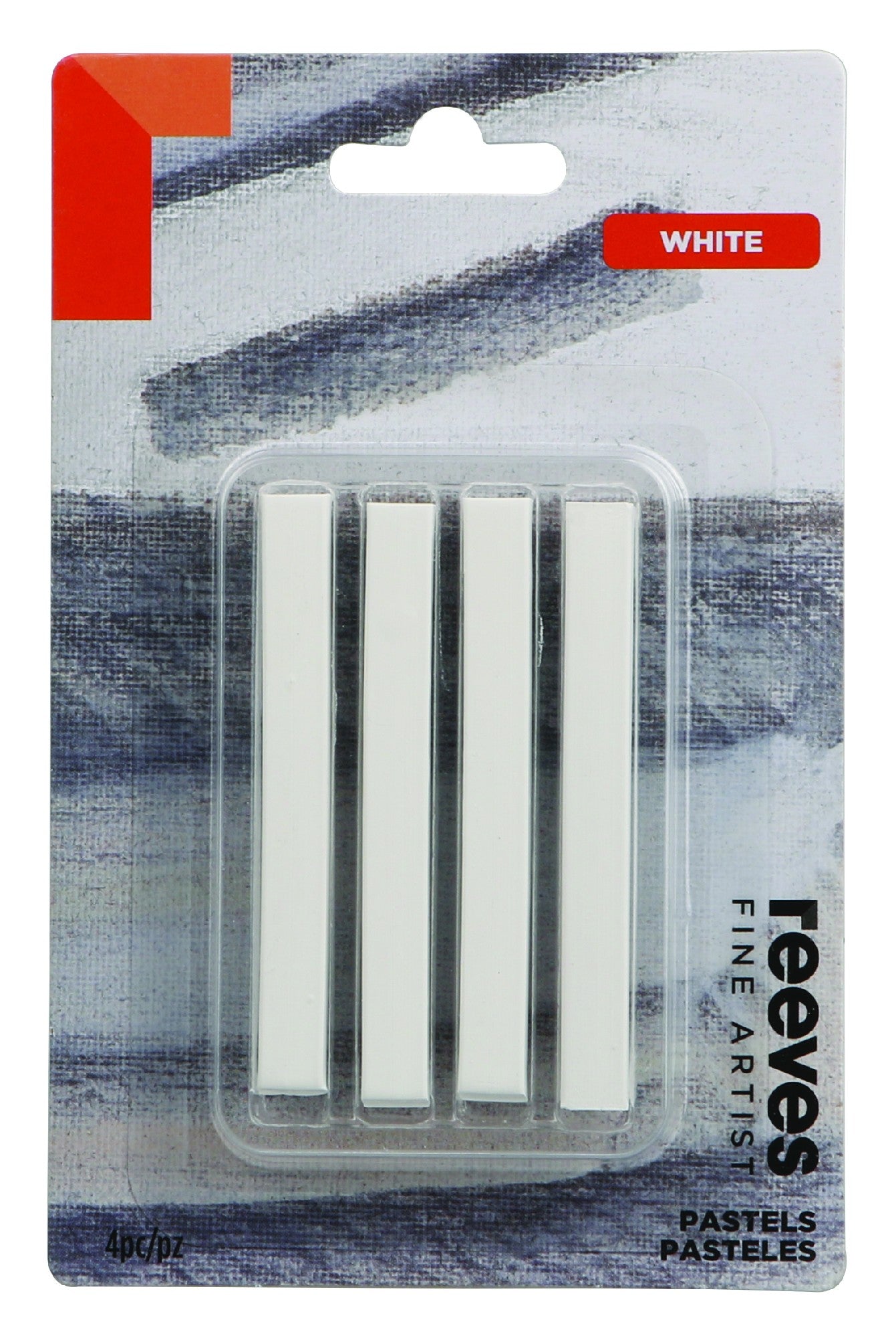 Reeves Fine Artist Pastel Pk 4 White