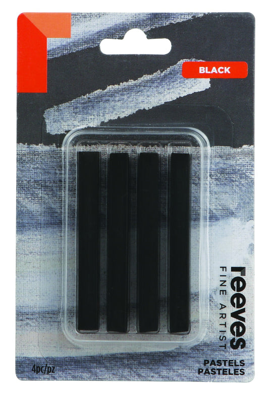 Reeves Fine Artist Pastel Pk 4 Black