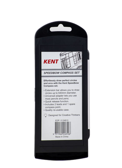 KENT #8004 COMPASS SET BLK/RED