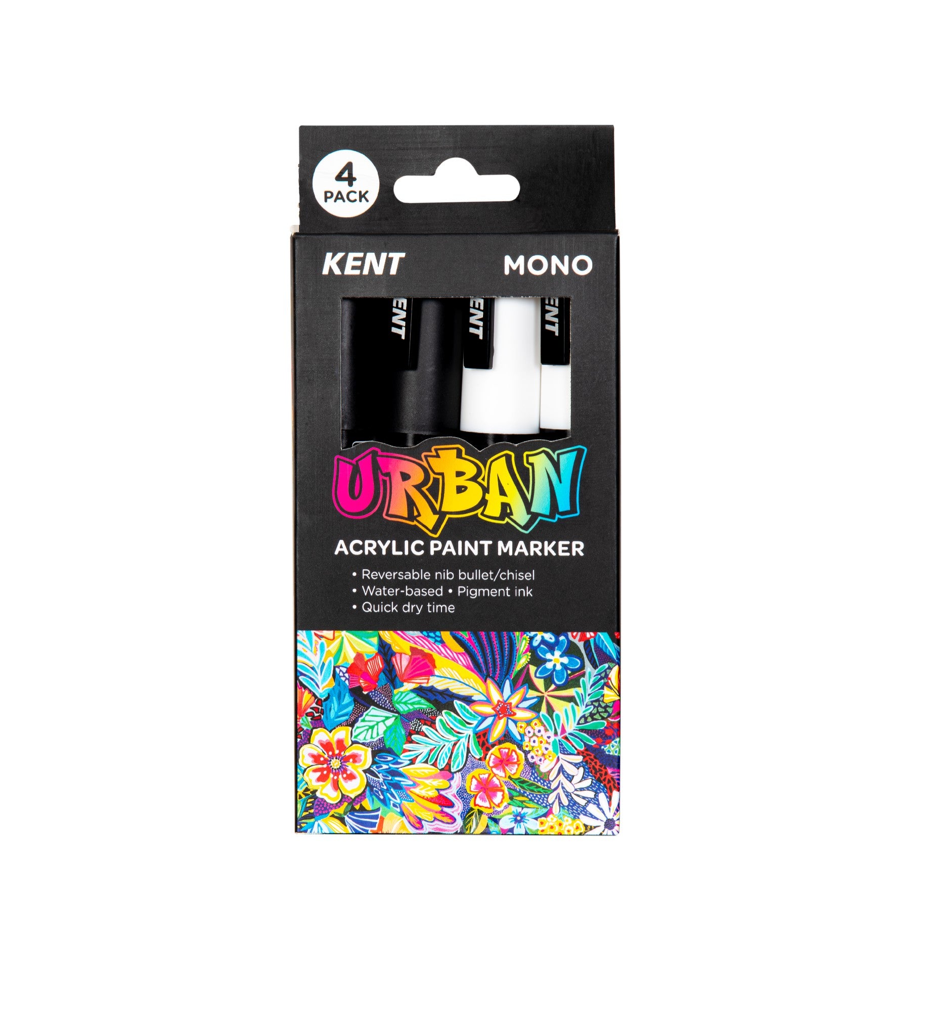 Kent Urban Paint Marker Mono Pk 4