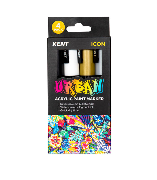 Kent Urban Paint Marker Icon Pk 4