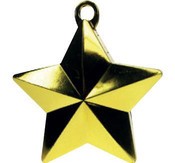 Balloon Weight Glitz Star Gold