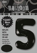 Balloon Giant Number 86cm - Black #5