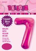 Balloon Giant Number 86cm - Hot Pink #7