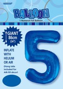 Balloon Giant Number 86cm - Royal Blue #5