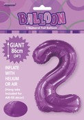 Balloon Giant Number 86cm - Pretty Purple #2