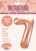 Balloon Giant Number 86cm - Rose Gold #7