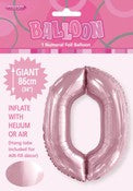 Balloon Giant Number 86cm - Lovely Pink #0