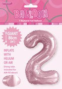 Balloon Giant Number 86cm - Lovely Pink #2