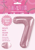 Balloon Giant Number 86cm - Lovely Pink #7