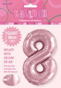 Balloon Giant Number 86cm - Lovely Pink #8