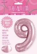 Balloon Giant Number 86cm - Lovely Pink #9