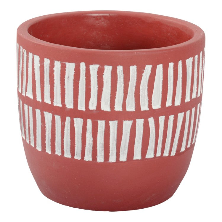 Pepper Planter Pot 13.5x12.5cm Red