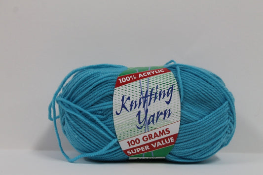 Knitting Yarn 8ply 100g Aqua