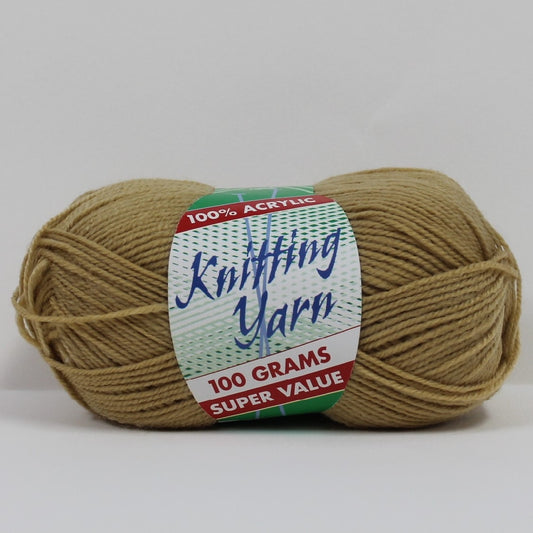 Knitting Yarn 8ply 100g Caramel