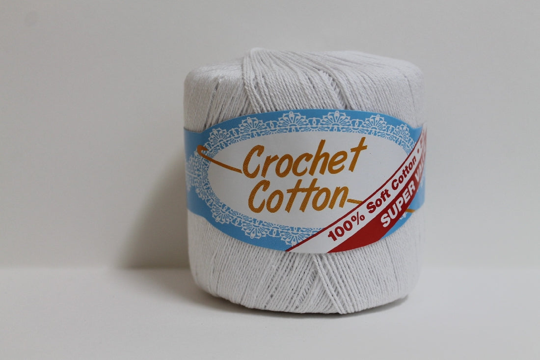 Crochet Cotton 50g White