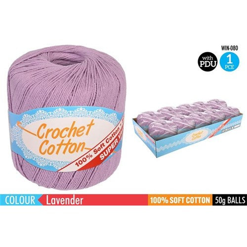 Crochet Cotton Lavender