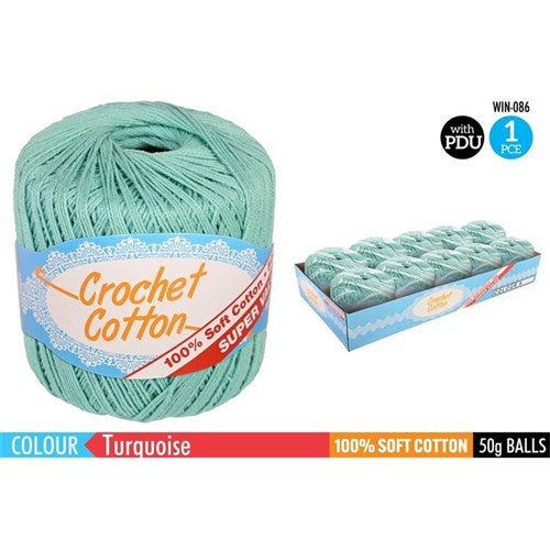 Crochet Cotton Turquoise