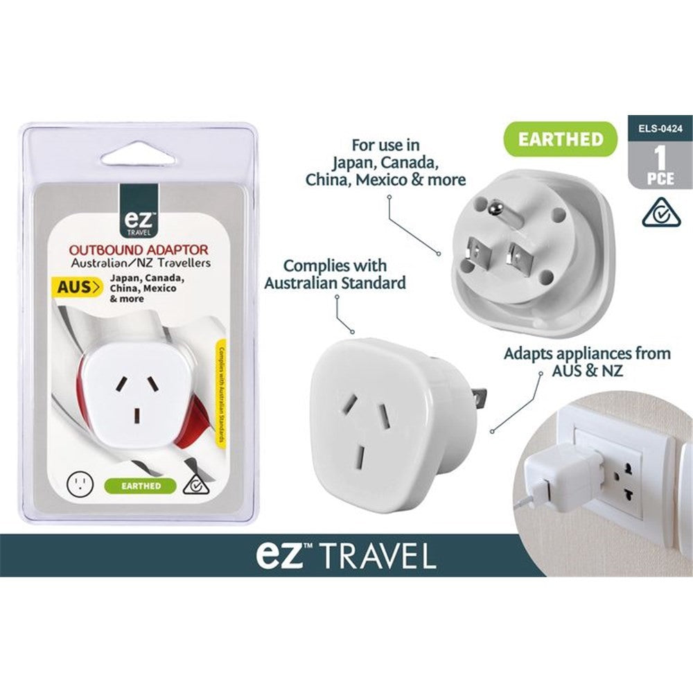 1PCE TRAVEL ADAPTOR AUS TO CHINA-USA-CA