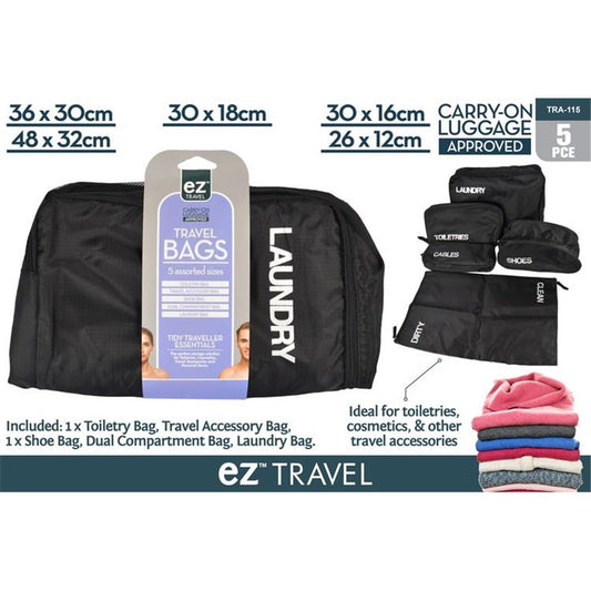 5PCE TRAVEL BAG SET