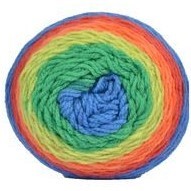 Jumbo Muffin Yarn 8ply 200g Rainbow Lollypop