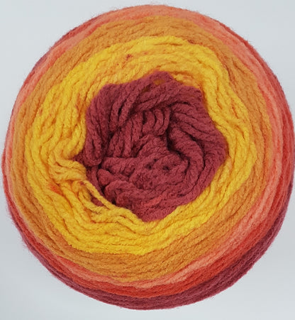 Jumbo Muffin Yarn 8ply 200g Sunsets