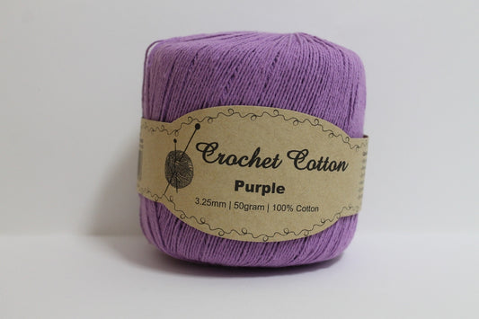 Kk Crochet Cotton 50g Purple